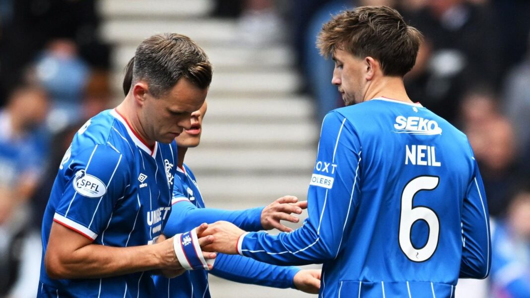 Rangers lose Shankland for up to four months Rangers captain Lawrence Shankland and vice-captain Dan Neil