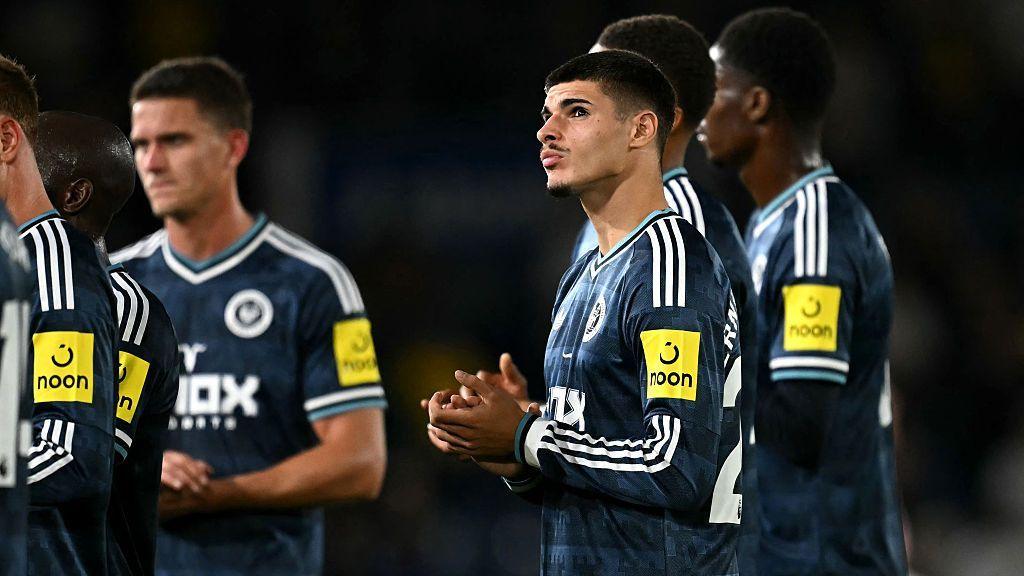 Newcastle players applauding