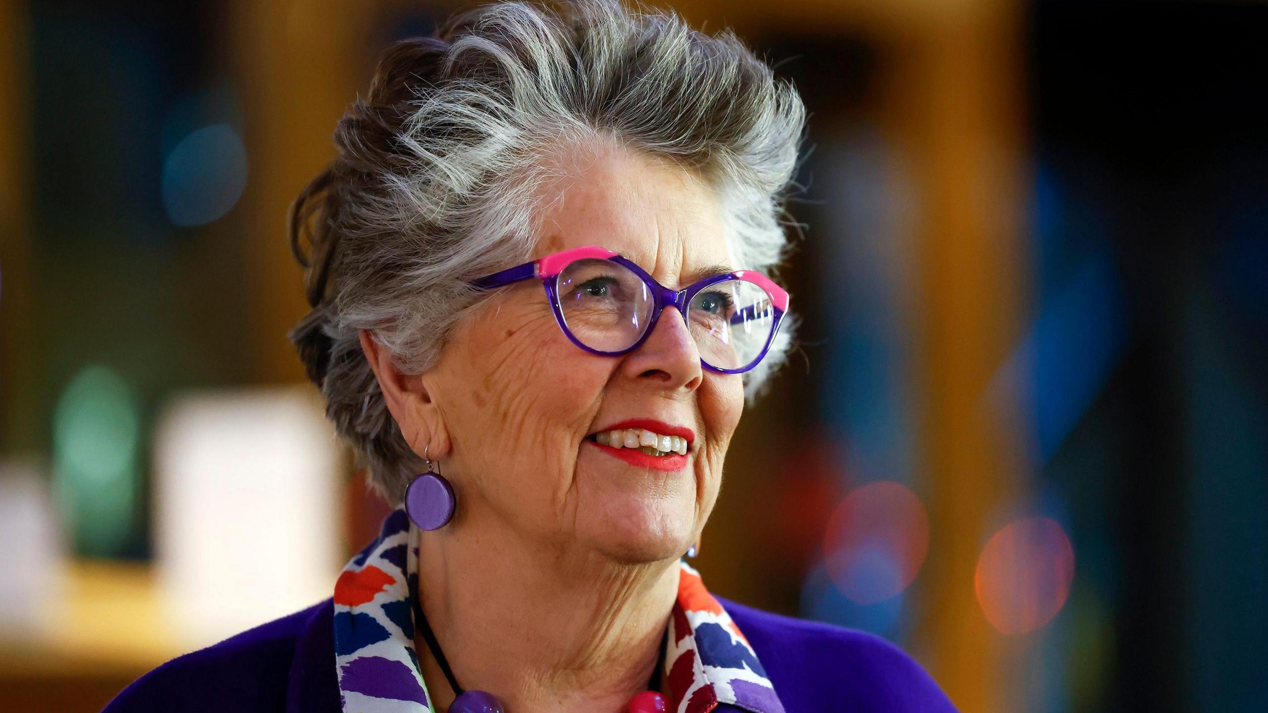 Dame Prue Leith pictured on November 21, 2023 in Edinburgh, Scotland.
