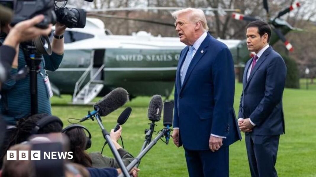 Trump administration accuses banned media outlets of ‘falsehoods’ ahead of court hearing Trump administration accuses banned media outlets of ‘falsehoods’ ahead of court hearing