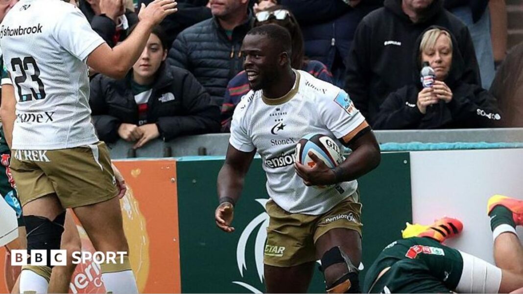 Saracens edge out Leicester despite Isiekwe red Saracens edge out Leicester despite Isiekwe red