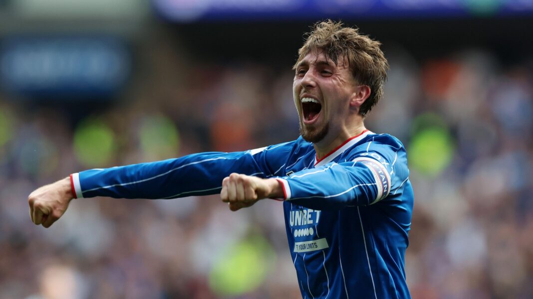 Ferguson-esque Neil ‘ran the show’ for Rangers Rangers captain Dan Neil celebrates