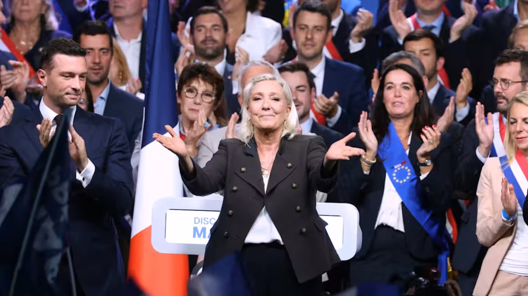 Le Pen vows to put French citizens first in campaign launch Httpsd1e00ek4ebabms cloudfront netproduction83124629 99c8 4772 8f78 7142d25aa675