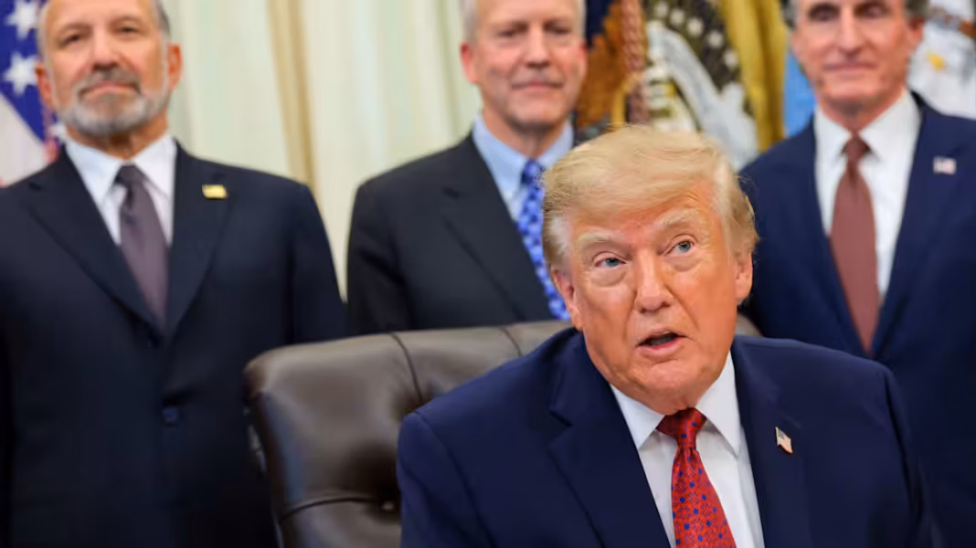 Trump says South Korea will invest $200bn in US energy projects Httpsd1e00ek4ebabms cloudfront netproduction93e6b862 560c 4a5a 9190 62bd7893c34b