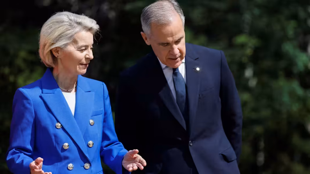 EU rebuffs Carney’s ‘unique alliance’ with Canada Httpsd1e00ek4ebabms cloudfront netproductionc66b5adf d418 4d4b affa fc4b86bb10d2