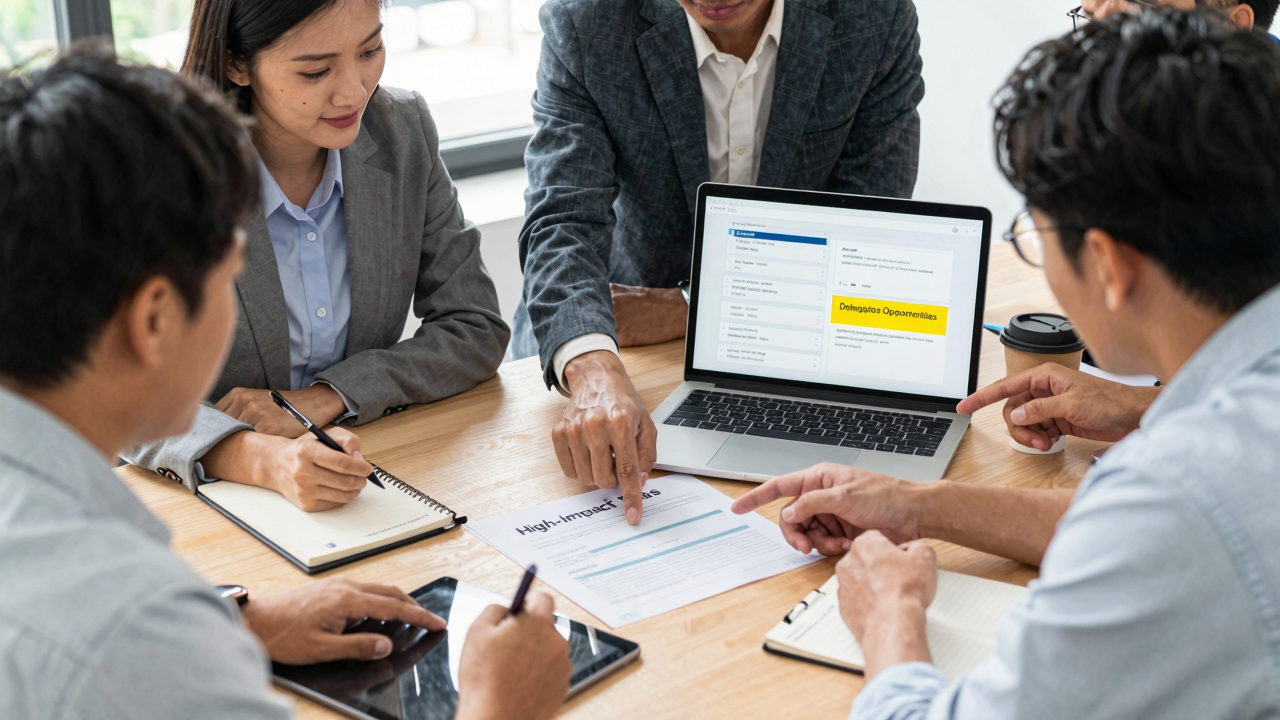 Identify High-Impact Tasks for Delegation