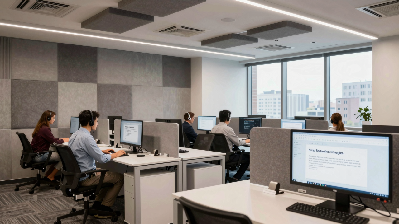 Optimizing Acoustics to Minimize Distractions