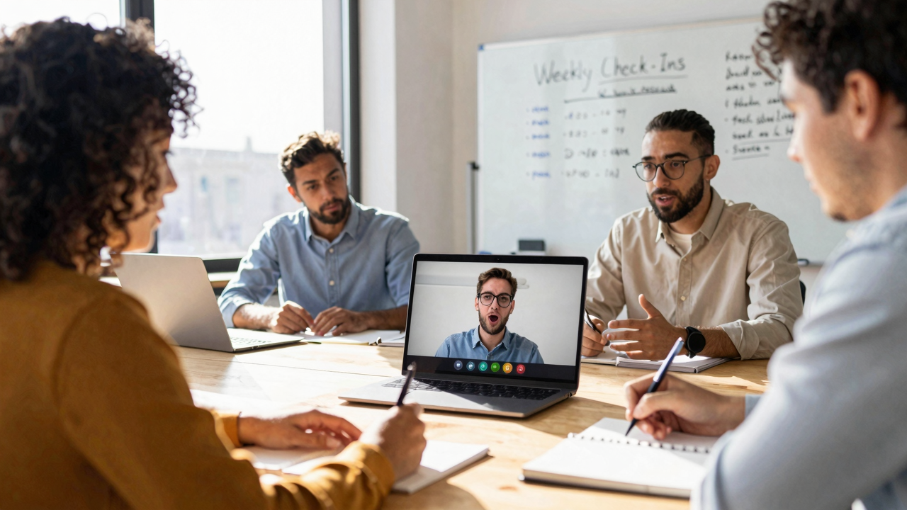 Schedule Regular Check-Ins to Foster Feedback