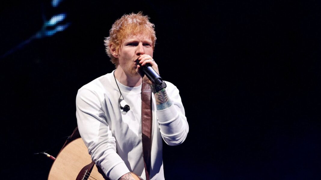 Ed Sheeran breaks silence at first concert after Macklemore Palestine row Skynews ed sheeran macklemore 7352399