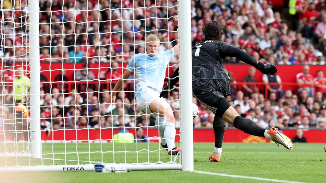 Audio reveals VAR officials’ ‘tunnel vision’ during Man City goal review Skynews erling haaland manchester city 7352460