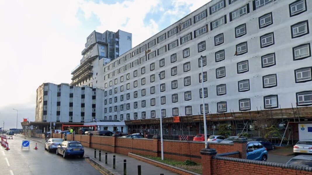 Arrests after fire at Folkestone seafront hotel forced hundreds of people to evacuate Skynews grand burstin hotel 7356503