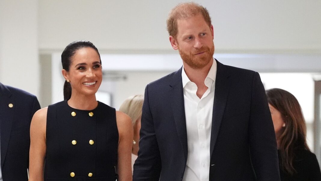Prince Harry says it’s ‘great’ to be back in the UK and he returned for ‘lots of reasons’ Skynews harry meghan 7356790
