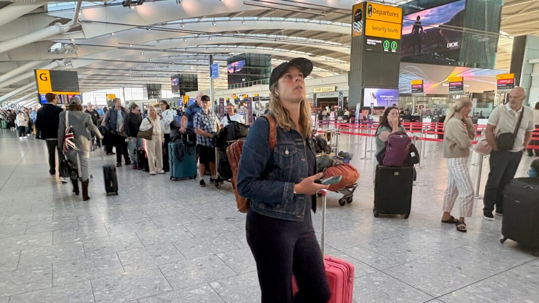 ‘Millisecond’ software error caused air traffic outage that grounded thousands of flights Skynews heathrow airport nats 7345755