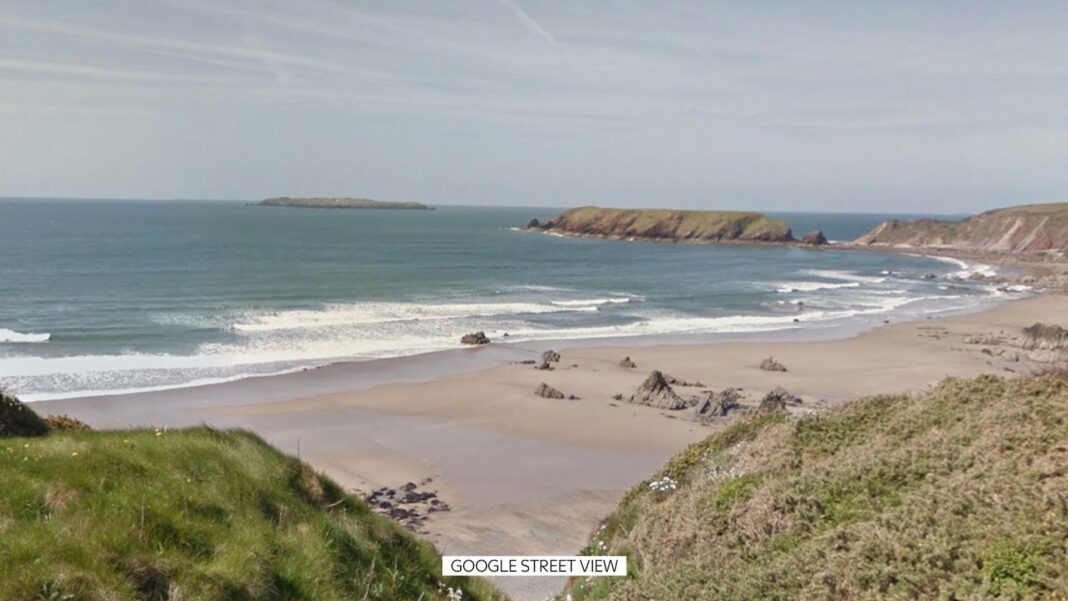 Body found in search for missing teenager who was swept out to sea on family holiday Skynews marloes sands wales 7345883