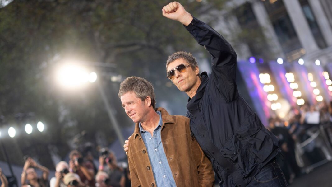 Noel and Liam Gallagher unite for Oasis’s UK documentary premiere – here’s what we learn from the film Skynews noel gallagher liam gallagher 7344663