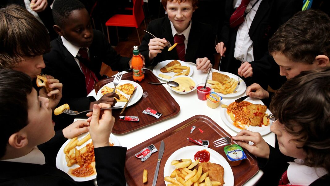 Deep-fried food banned and desserts cut back under new school dinner rules Skynews school dinner 7351127