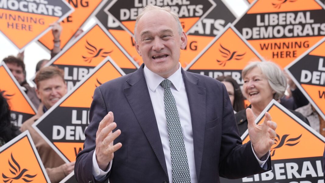 The Lib Dems – still delivering or should they change course? Skynews sir ed davey local elections 7355489