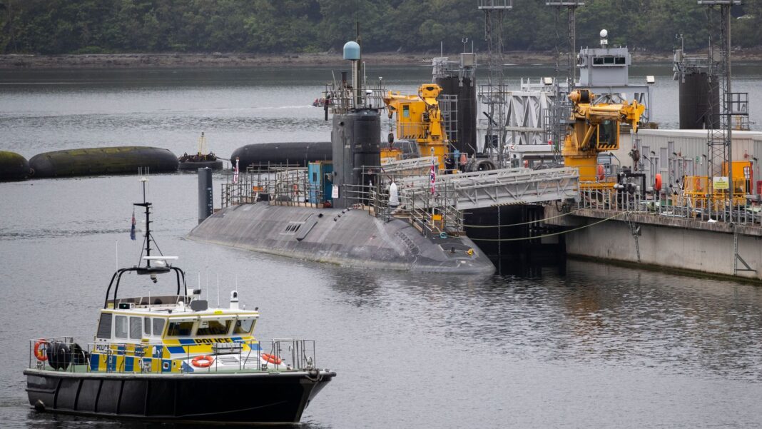 Iranian man accused of trying to enter UK’s nuclear naval base will face no action, prosecutors say Skynews vanguard class ship 7198254
