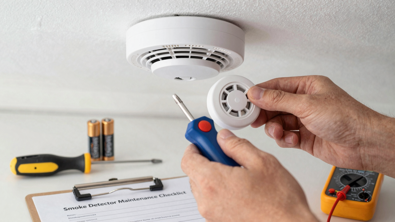 Testing and Maintaining Smoke Detectors