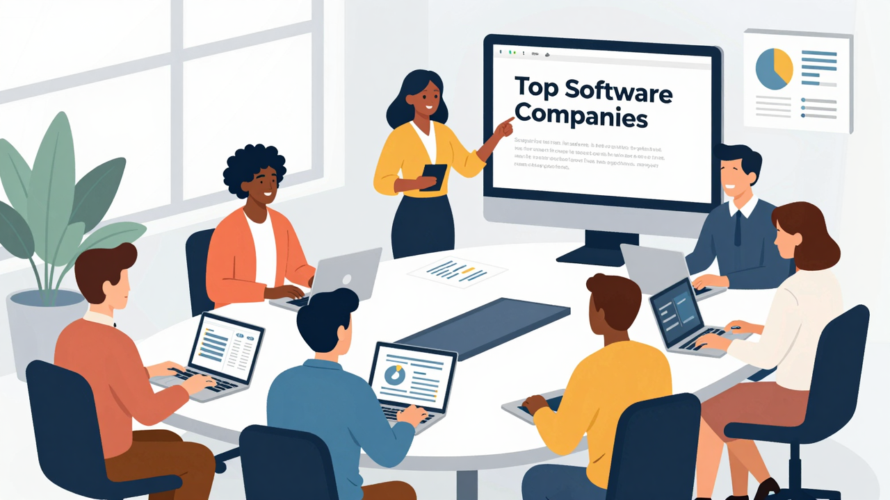 Top 10 Software Companies: A Quick Look