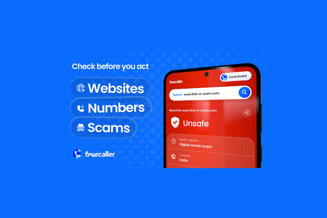 Truecaller scam checker image feature