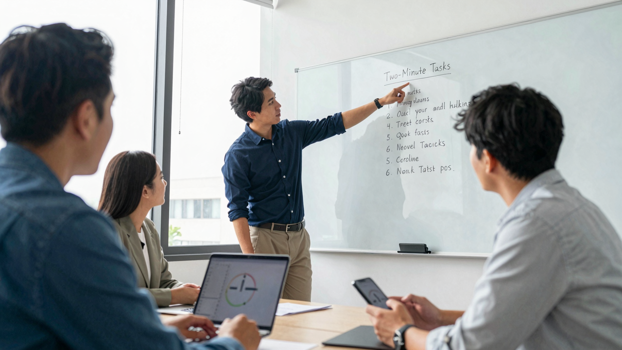 Use the Two-Minute Rule for Quick Tasks