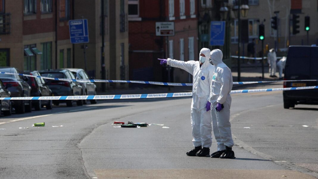 More NHS staff sacked over attacks victims’ records A cordon in Nottingham City Centre following fatal attacks carried out by Valdo Calocane on 13 June 2023