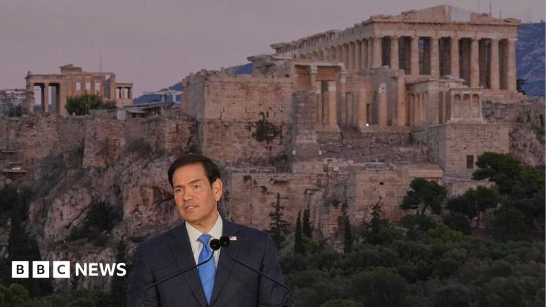 Western civilisation at risk of ‘atrophy, servitude and decline’, Rubio says Western civilisation at risk of ‘atrophy, servitude and decline’, Rubio says