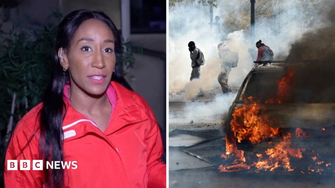 How day of protests unfolded as disorder breaks out across France image