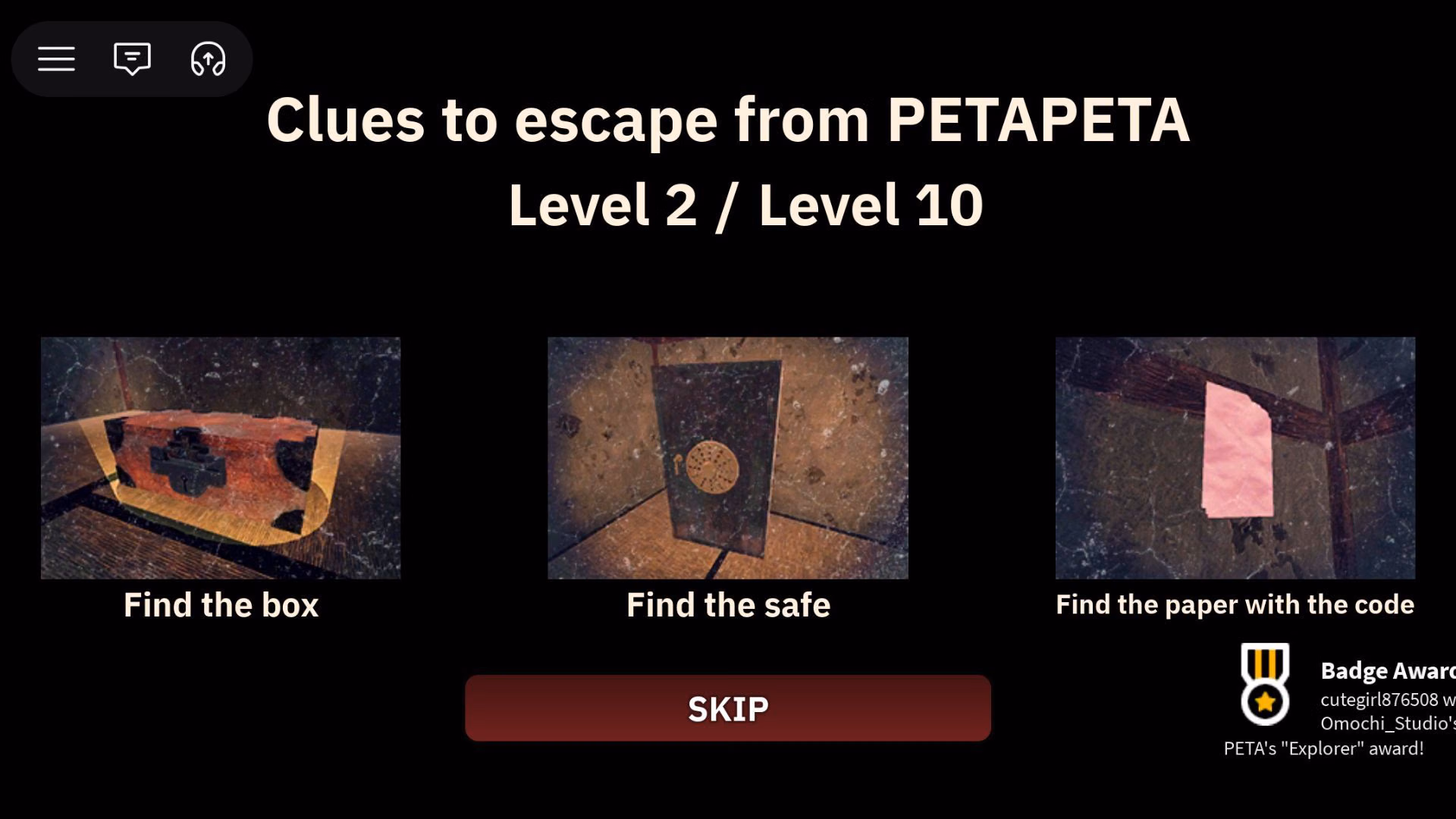 Level 2 requirements (Image via Roblox)