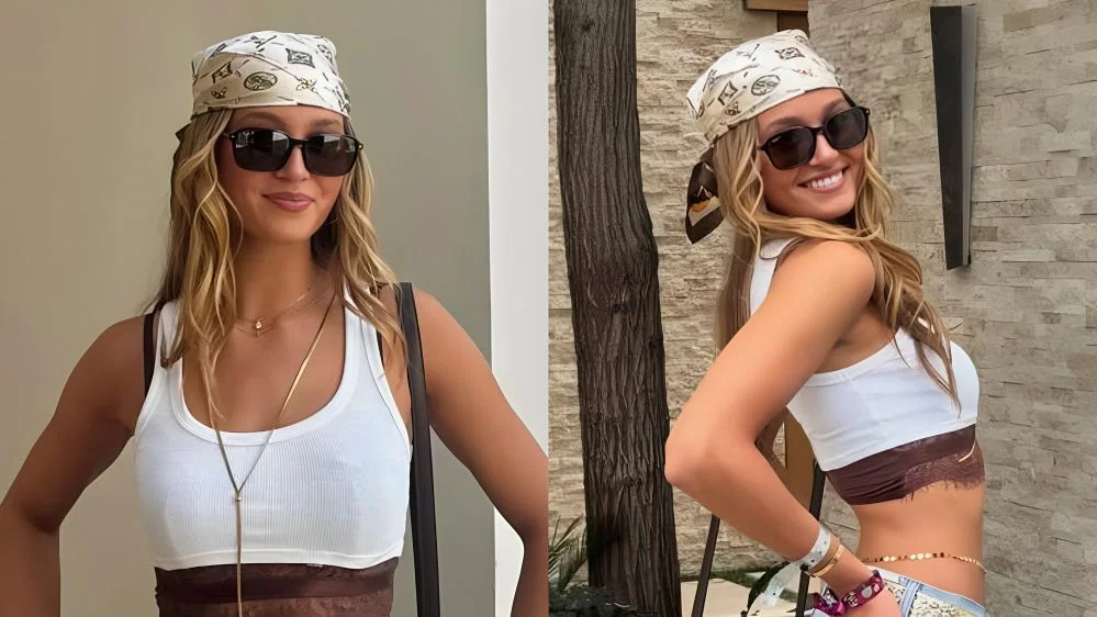 PIC: Lane Kiffin’s daughter Presley poses in bikini for “cloudy beach day” shoot 6 weeks after beachside “model tests” in LA PIC: Lane Kiffin’s daughter Presley poses in bikini for “cloudy beach day” shoot 6 weeks after beachside “model tests” in LA