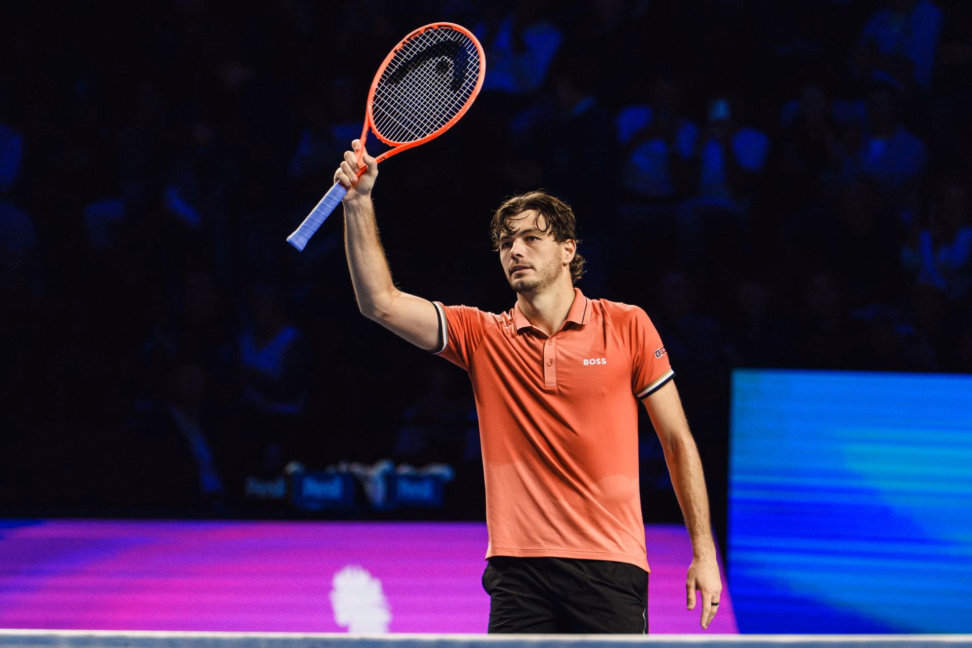 Taylor Fritz at the Swiss Indoors 2026. (Source: Getty)