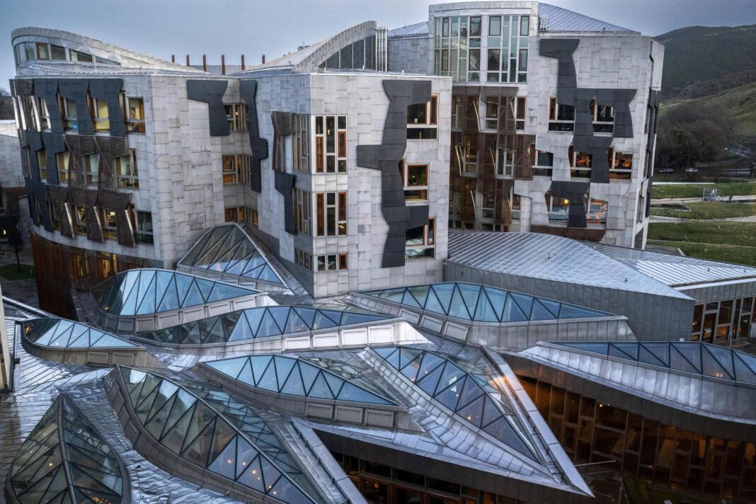 Burnham to urge Swinney to work with him on devolution during Scottish visit The Scottish Parliament building