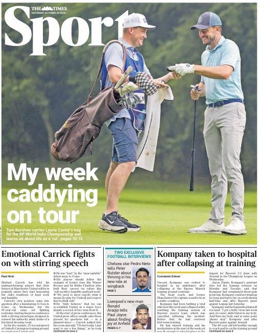 The Times sports section