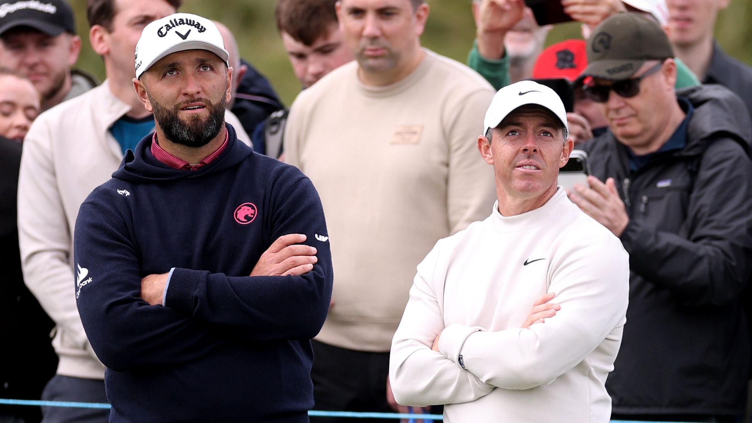 Jon Rahm and Rory McIlroy