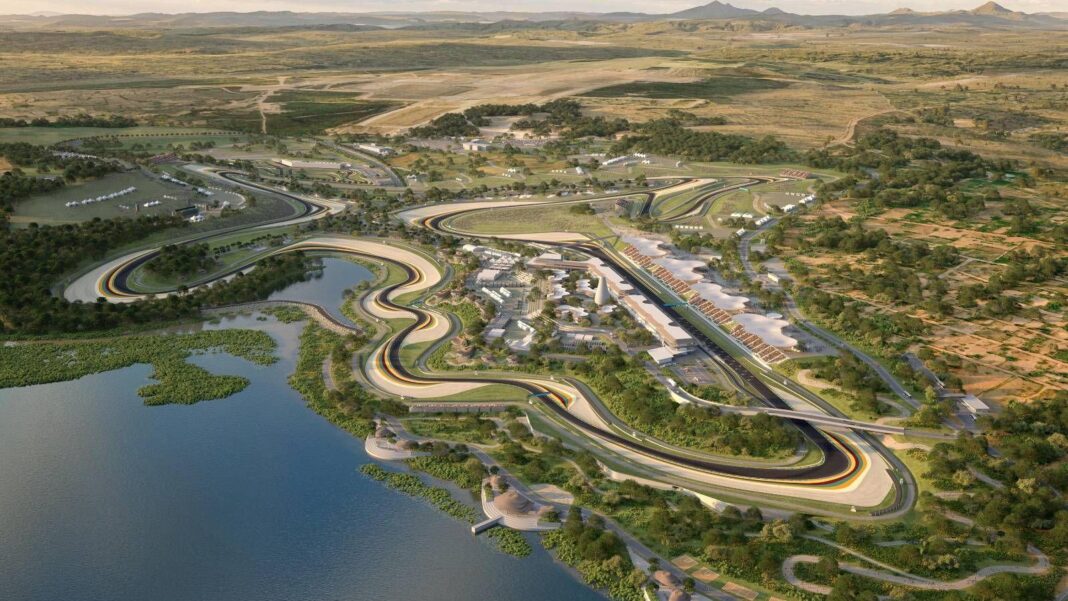 A render of the new Bugesera track to be built in Rwanda