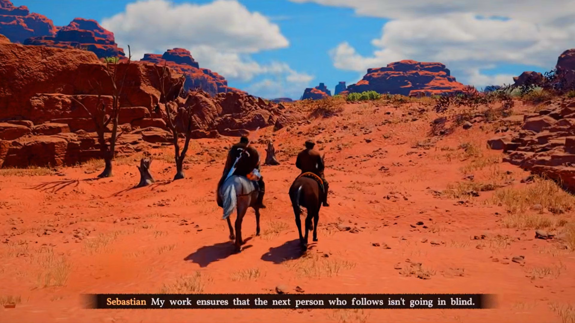 Travel to the desert with Sebastian (Image via Pearl Abyss || YouTube/@DeltiasGaming)
