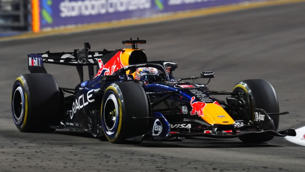 Verstappen dominates for first grand prix win in Singapore Red Bull's Max Verstappen during the Singapore Grand Prix