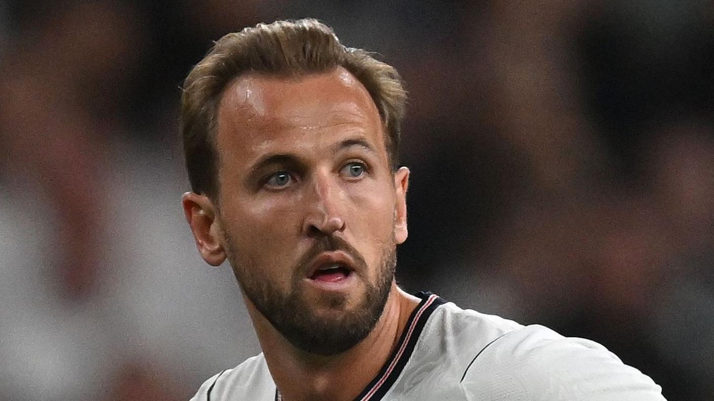 Harry Kane in action for England