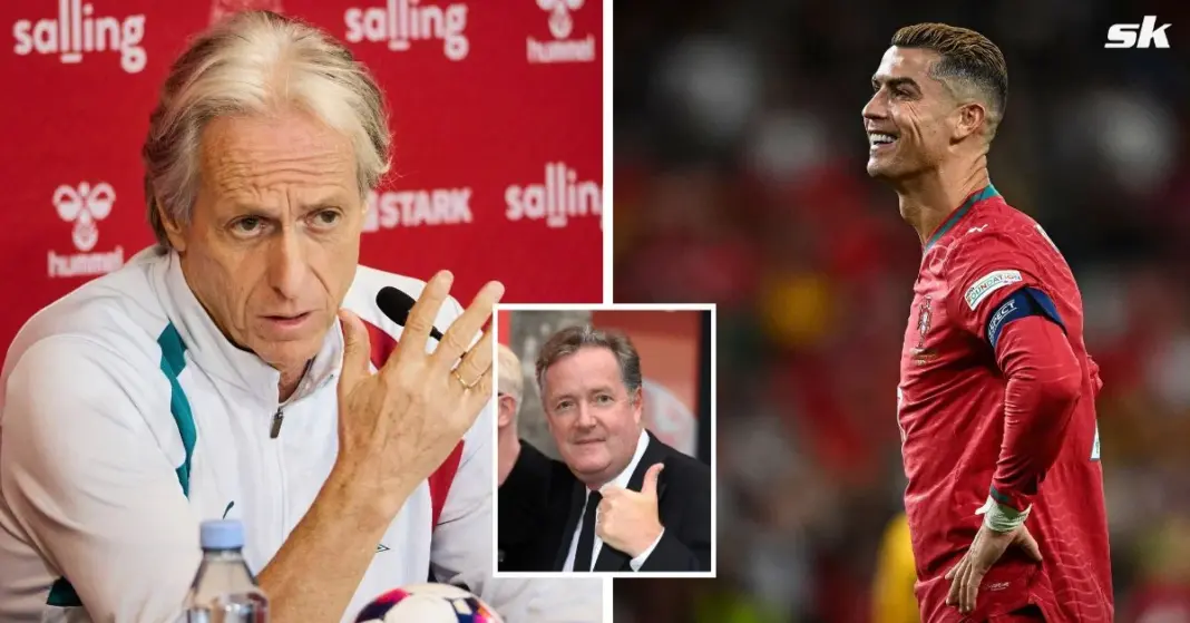 “I’ll deal with him” – Piers Morgan calls Jorge Jesus the ‘Portuguese Ten Hag’ as he makes payback promise for humiliating Cristiano Ronaldo “I’ll deal with him” – Piers Morgan calls Jorge Jesus the ‘Portuguese Ten Hag’ as he makes payback promise for humiliating Cristiano Ronaldo