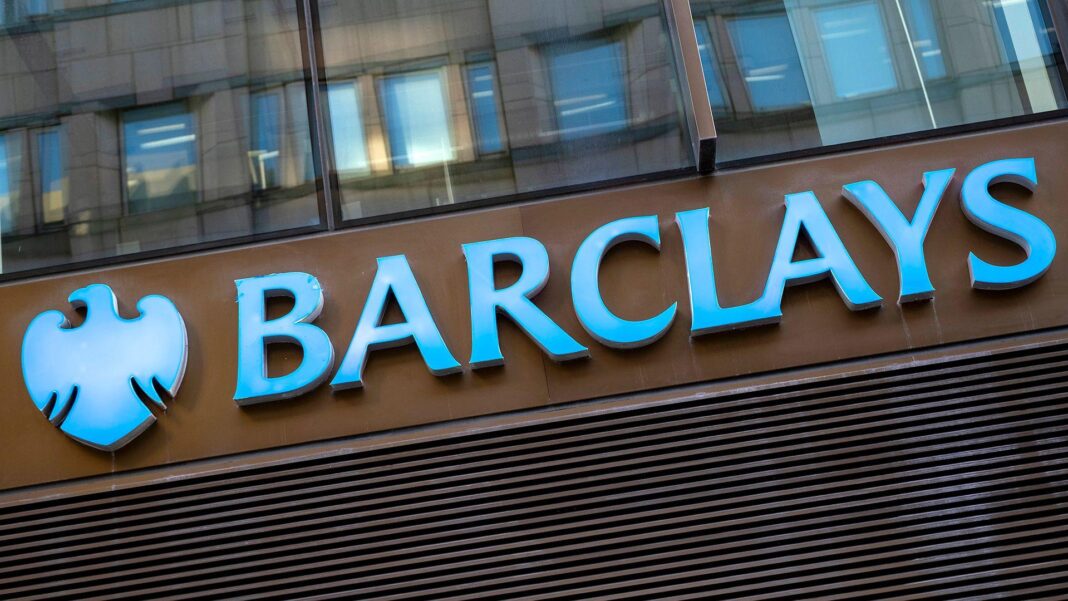 Barclays cutting 5,000 jobs as it increases reliance on AI The Barclays logo is seen on the outside of a branch in London in January.