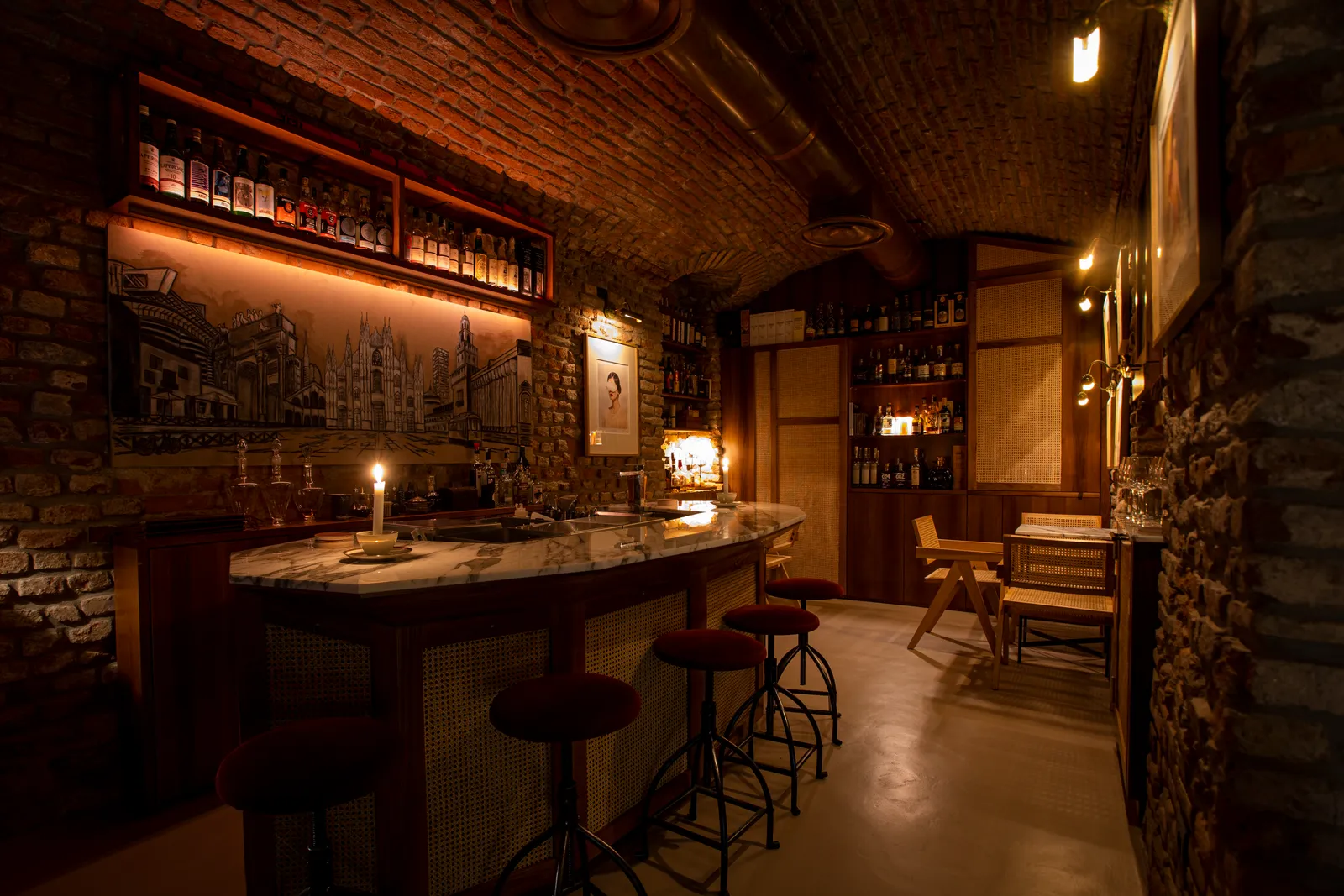Image may contain Bar Person Architecture and Building
