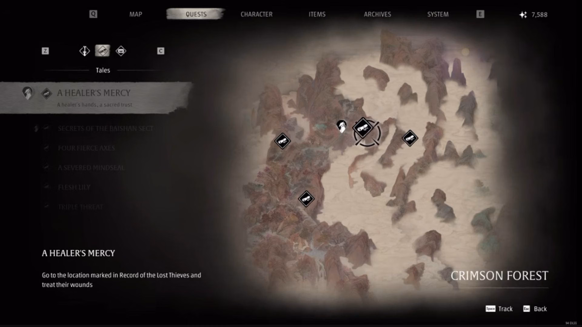 The four thieves are marked on your map (Image via S-Game Publishing || YouTube/@ConCon)