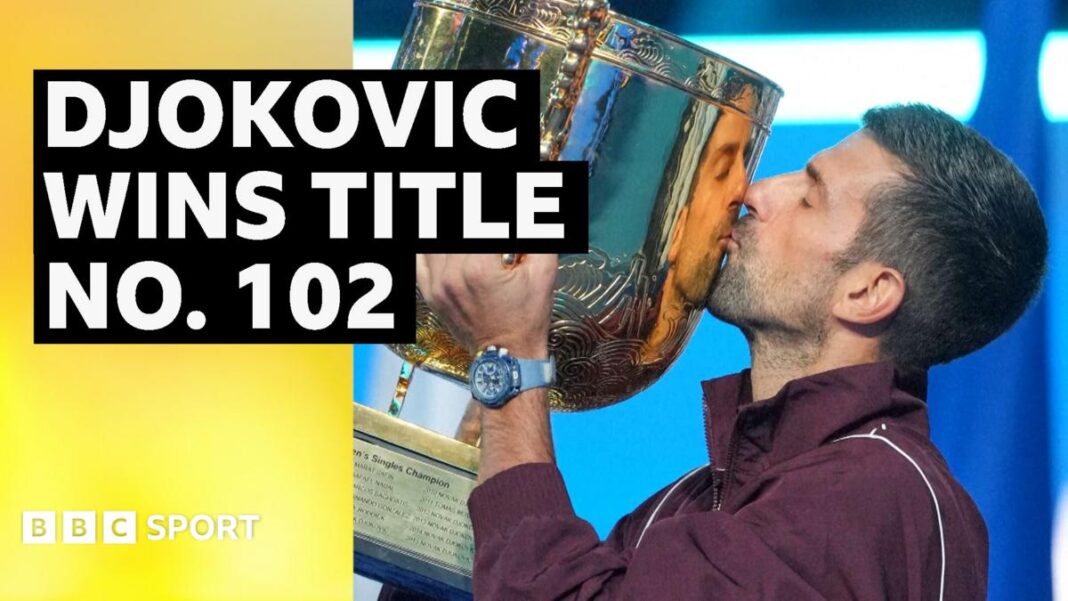 Djokovic ends trophy drought with victory in China image