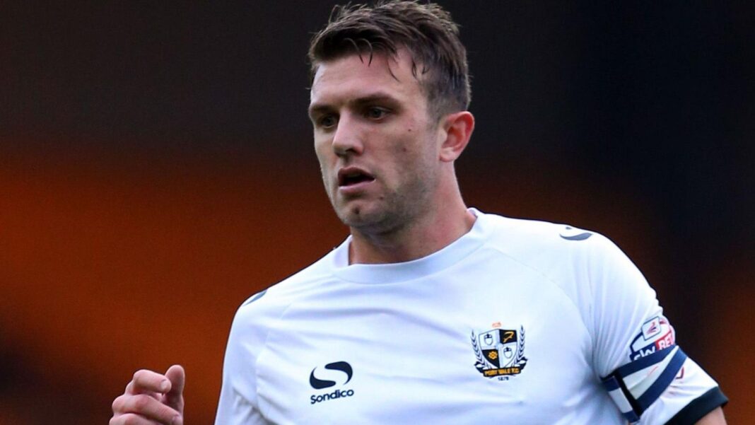 Ex-Port Vale & Gillingham captain Loft dies at 39 Doug Loft wearing a white Port Vale shirt
