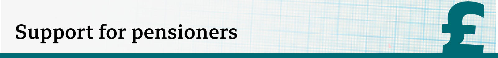 Support for pensioners