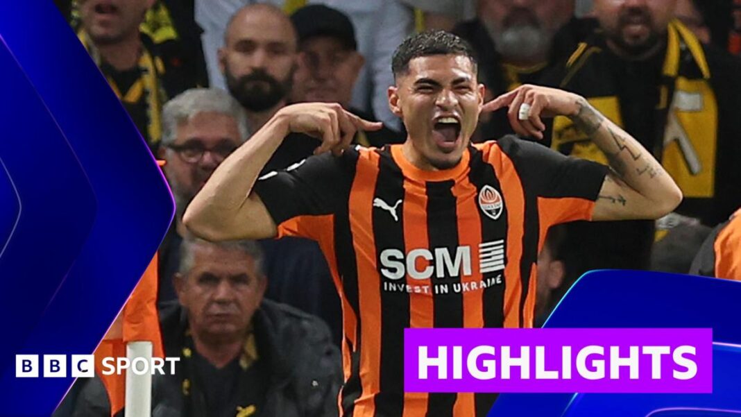 Shakhtar leave it late to complete comeback win against AEK Athens Shakhtar leave it late to complete comeback win against AEK Athens