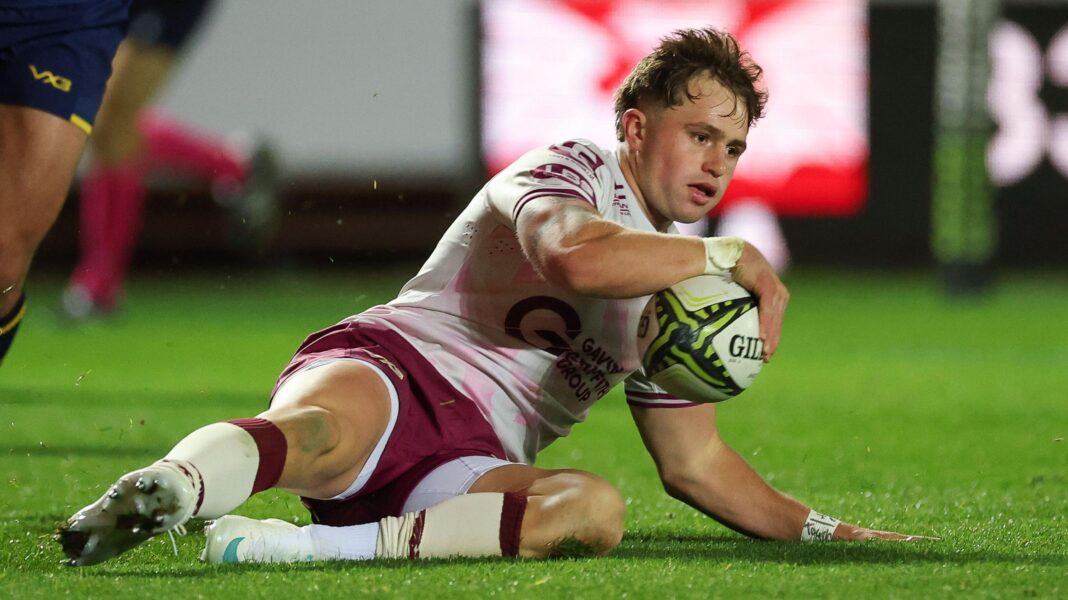 The players that staked late claims for Wales spots Macs Page grounds the ball to score for Scarlets