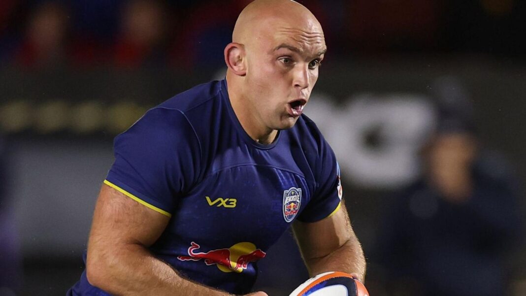 Tom Christie in action for Newcastle Red Bulls