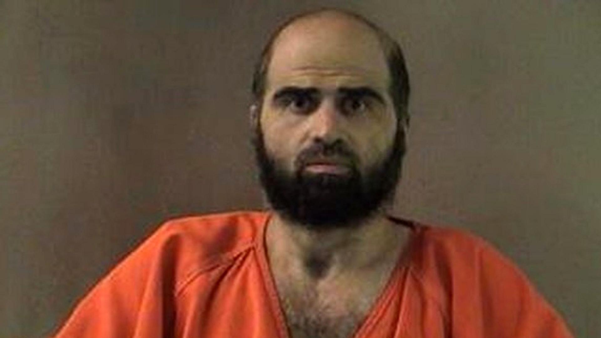 Nidal Hasan is pictured in an undated Bell County Sheriff's Office photograph